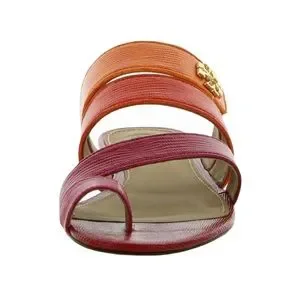 Tory Burch Shoes Tory Burch Womens Kira Leather Toe Ring Flat